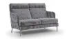 Funen sofa featuring streamlined profile and curved armrests designed by Pierre Sindre for Eilersen upholstery brand