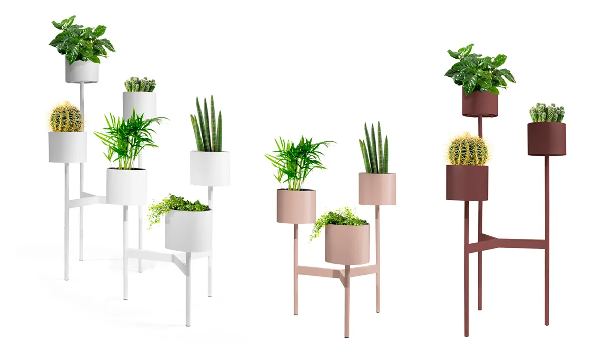 Babylon green wall system by Böttcher Kayser for Johanson featuring modular plant integration in interior setting