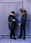 Folkform design studio founders with their Monochrome jute and wool collection for Louis De Poortere
