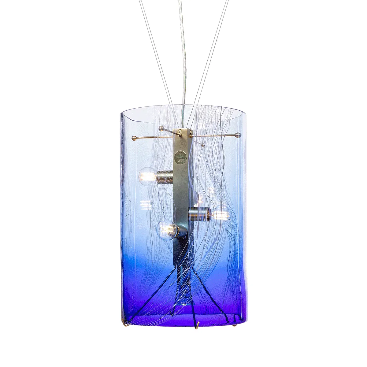 Lykta chandelier by Jonas Bohlin and Ann Wahlström for Örsjö Belysning displaying elegant illumination and artistic design elements