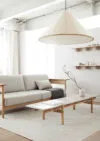 Versatile N-PL01 pendant lamp by Norm Architects for Karimoku showcasing minimalist design with Japanese-Danish sensibility.