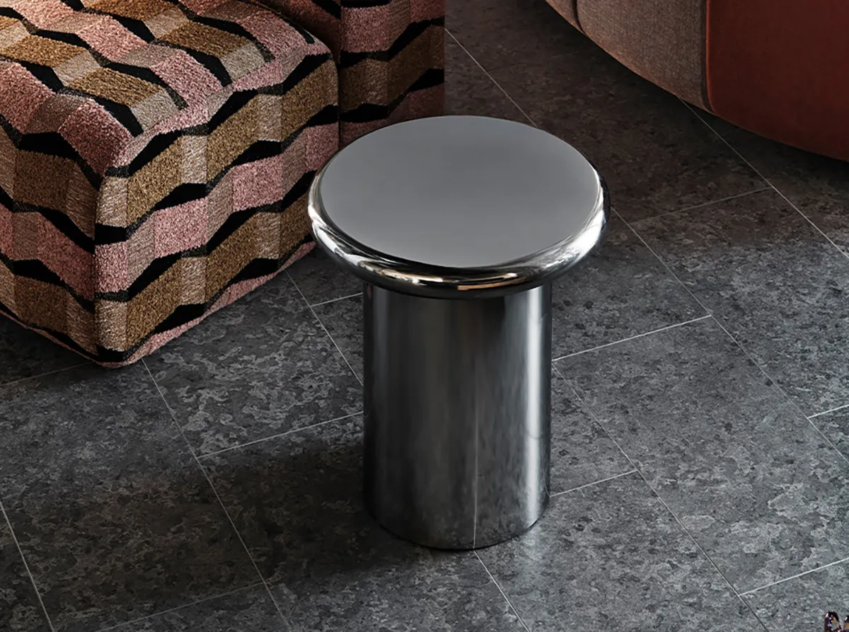 Detail of Blank's surface texture and light interaction showing Johan Lindau's experimental approach to materials