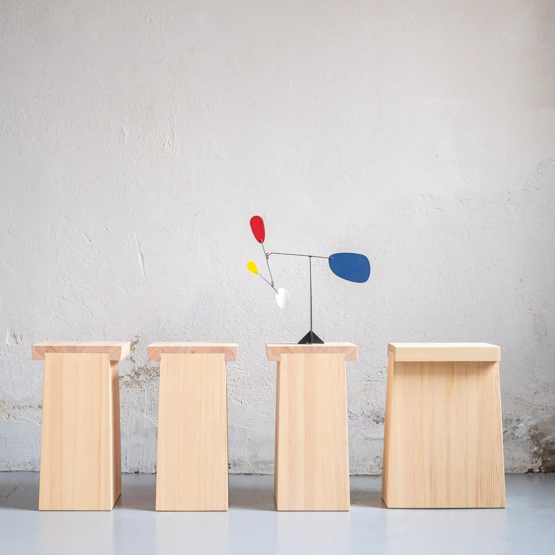 Versatile multifunctional stool by industrial designer Johan Skoogh for Verk with diverse applications