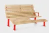 Sustainable Svanen-certified Kajen sofa by Nola showcased at Nordbygg exhibition