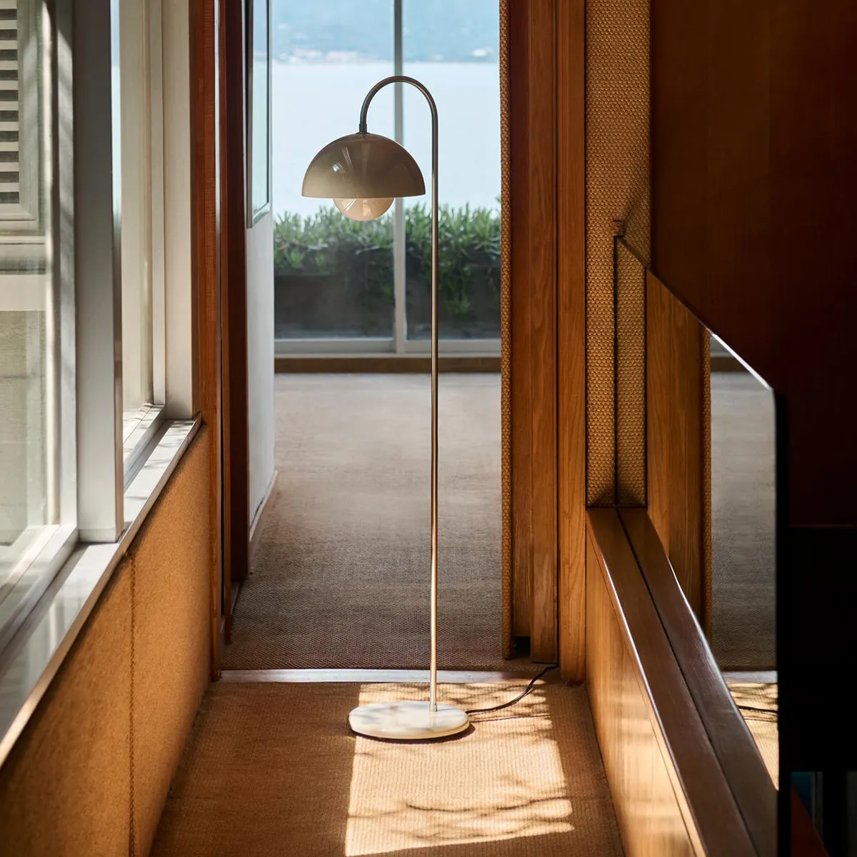 Iconic Verner Panton Flowerpot lamp series expands with new floor lamp in &Tradition's collection