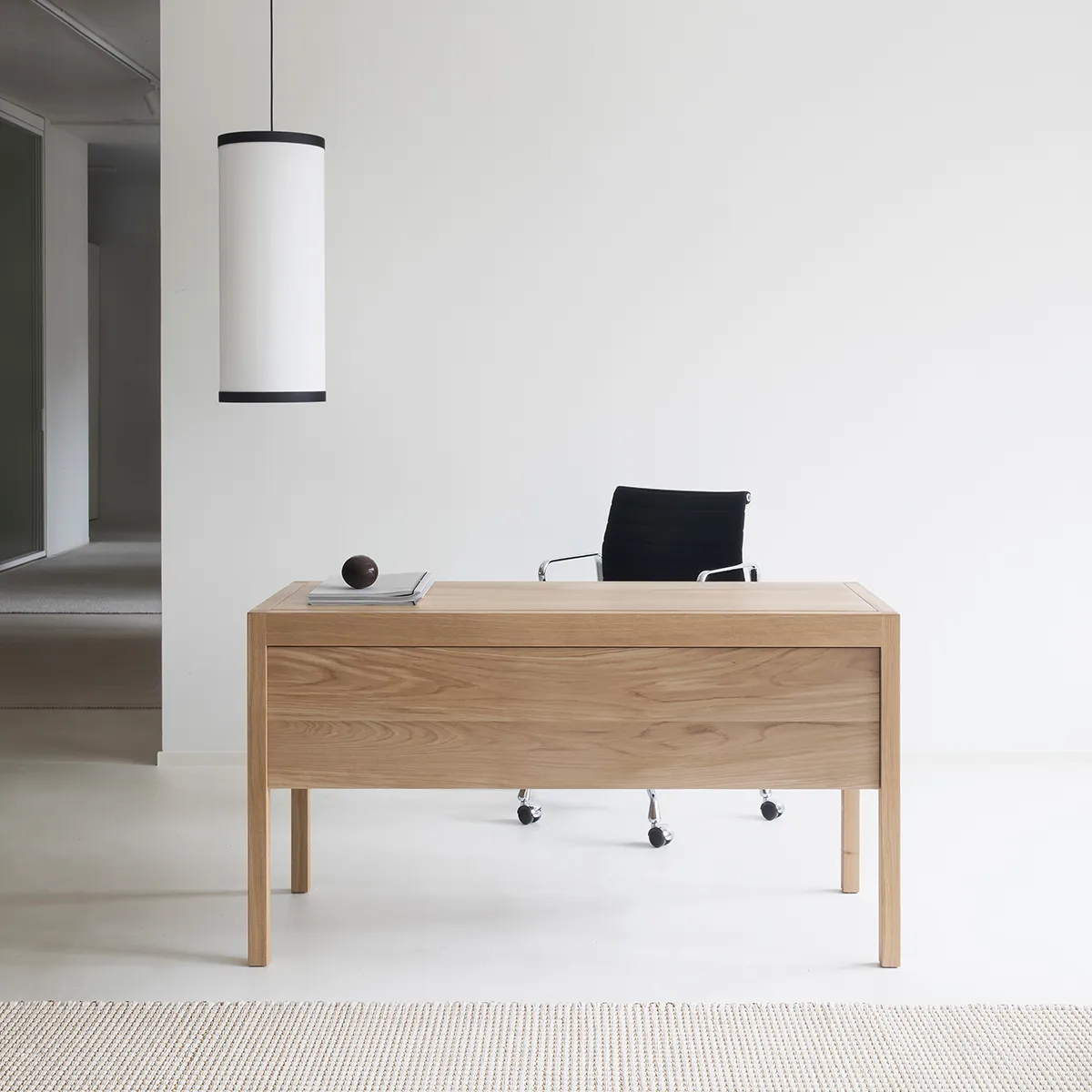 Elegant wooden Seminar Desk console table by Kari Virtanen for Nikari