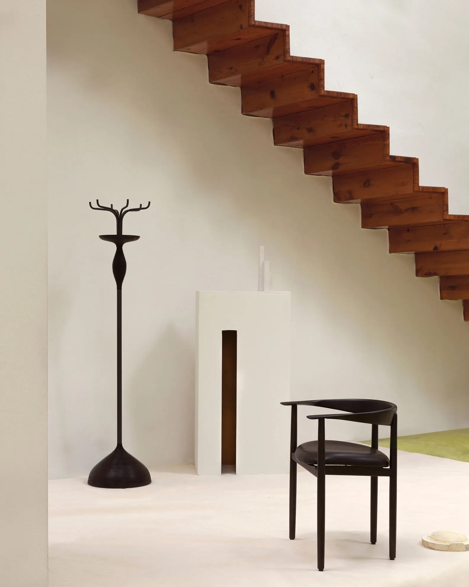 NEST coat hanger by Monica Förster for Zanat featuring organic form inspired by natural structures with traditional craft techniques