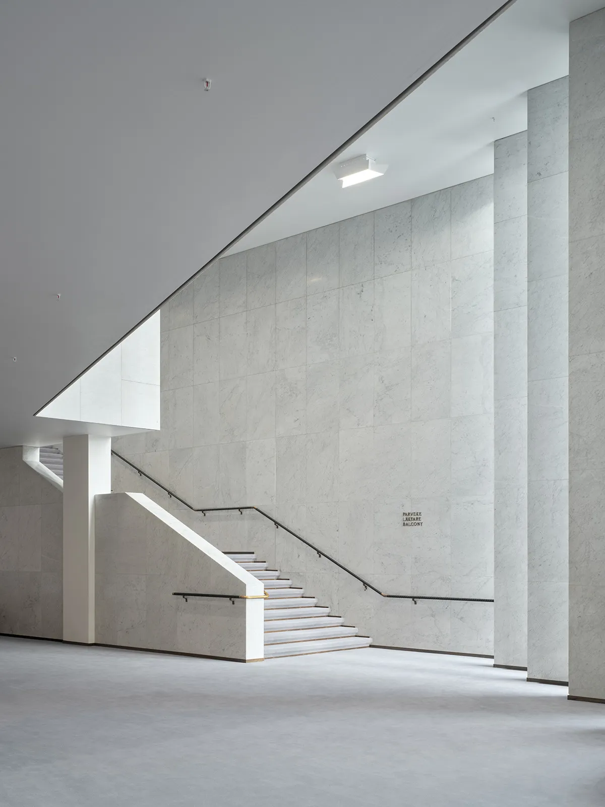 Renewed Finlandia Hall exterior showing Alvar Aalto's iconic architecture with sympathetic restoration for contemporary functions