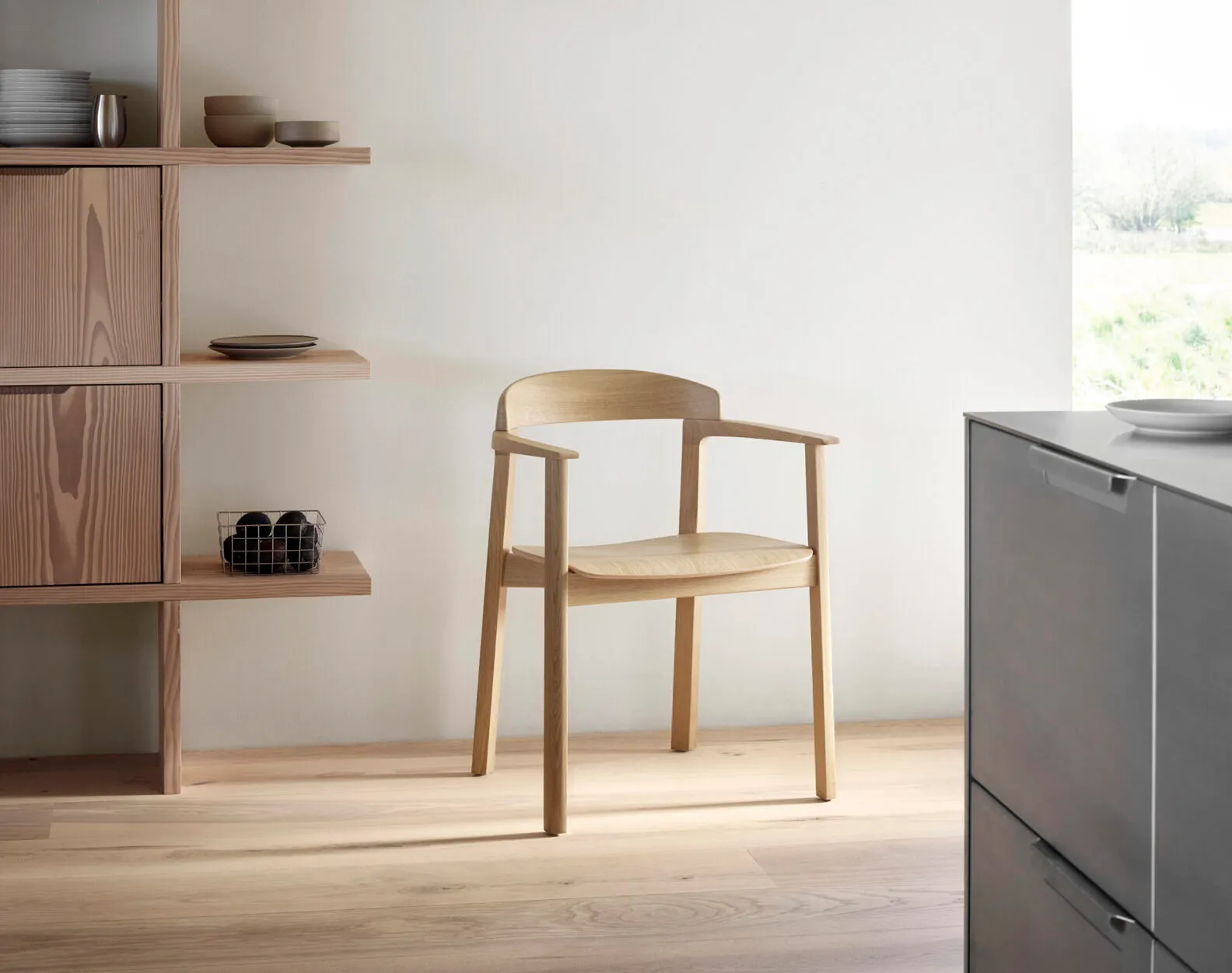 YOSO in interior setting demonstrating how Wilkinson's steam-bent simplicity creates distinctive presence through minimal means