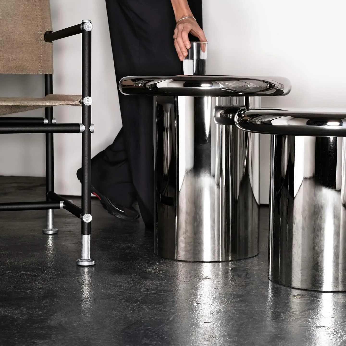 BLANK table by Johan Lindau for Blå Station now available in two heights showing versatile application potential
