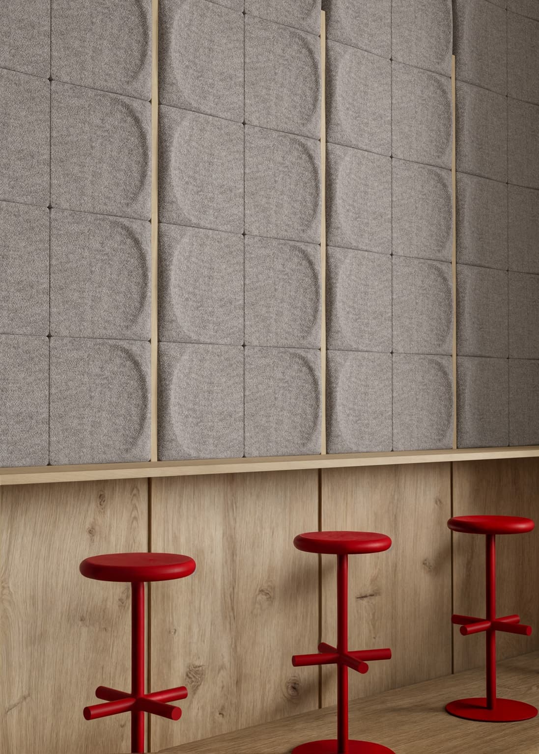 Curated visual reference: Visual Reference: Drip Acoustic Panel By Stone Designs For Blå Station Innovative