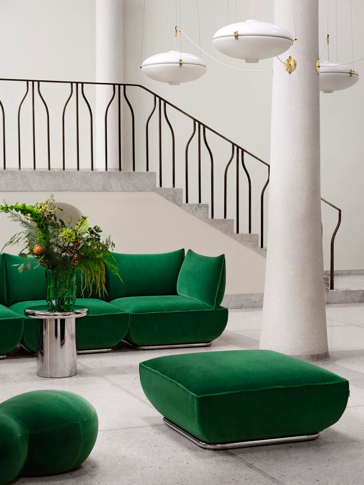 DUNDER X cushions by Stefan Borselius for Blå Station featuring modular flexibility with simple geometric forms