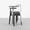 TORNO collection by Form Us With Love for Hallé featuring minimalist tables with distinctive turned wood elements