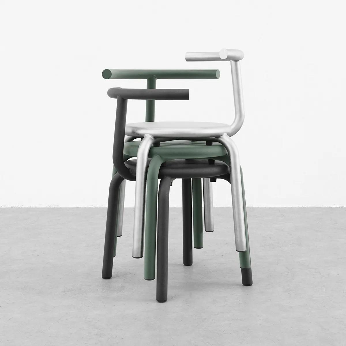 TORNO collection by Form Us With Love for Hallé featuring minimalist tables with distinctive turned wood elements