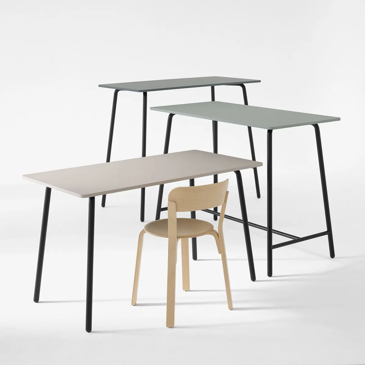 Studio Table by TAKT Studio featuring minimalist design with versatile functionality for home and office settings