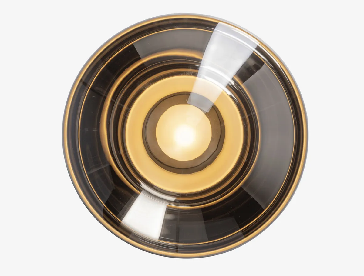 Nebula lamp collection showcasing innovative light diffusion through metalized crystal glass reflector and premium craftsmanship