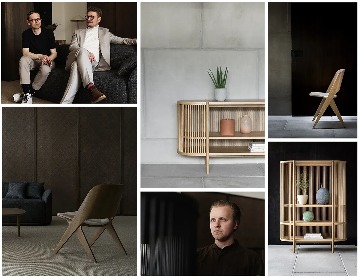 Founded by two designers, Antti Rouhunkoski and Timo Mikkonen, joined by master cabinet maker, designer, and artist Antrei Hartikainen