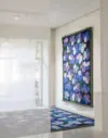 Kasthall Anemon blue rug designed by Gunilla Lagerhem Ullberg, inspired by spring flowers with detailed tufted wool design