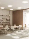 Quad Pixel recessed downlight by Andréason & Leibel for Ateljé Lyktan featuring decorative lacquered ring and minimal depth