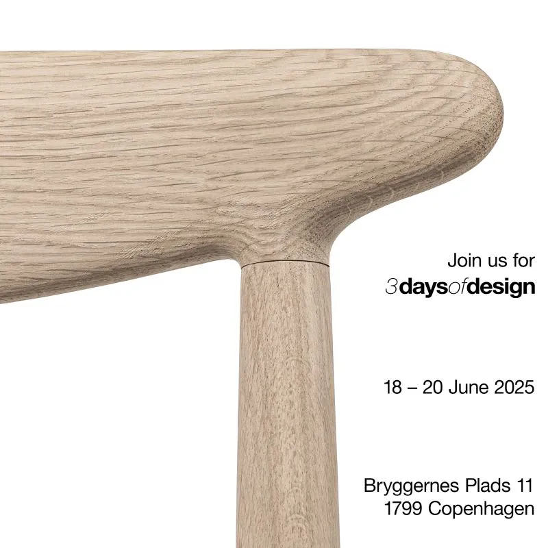 PP Møbler flagship store redesigned by Ahm & Lund showcasing PP101 chair in contemporary Danish setting