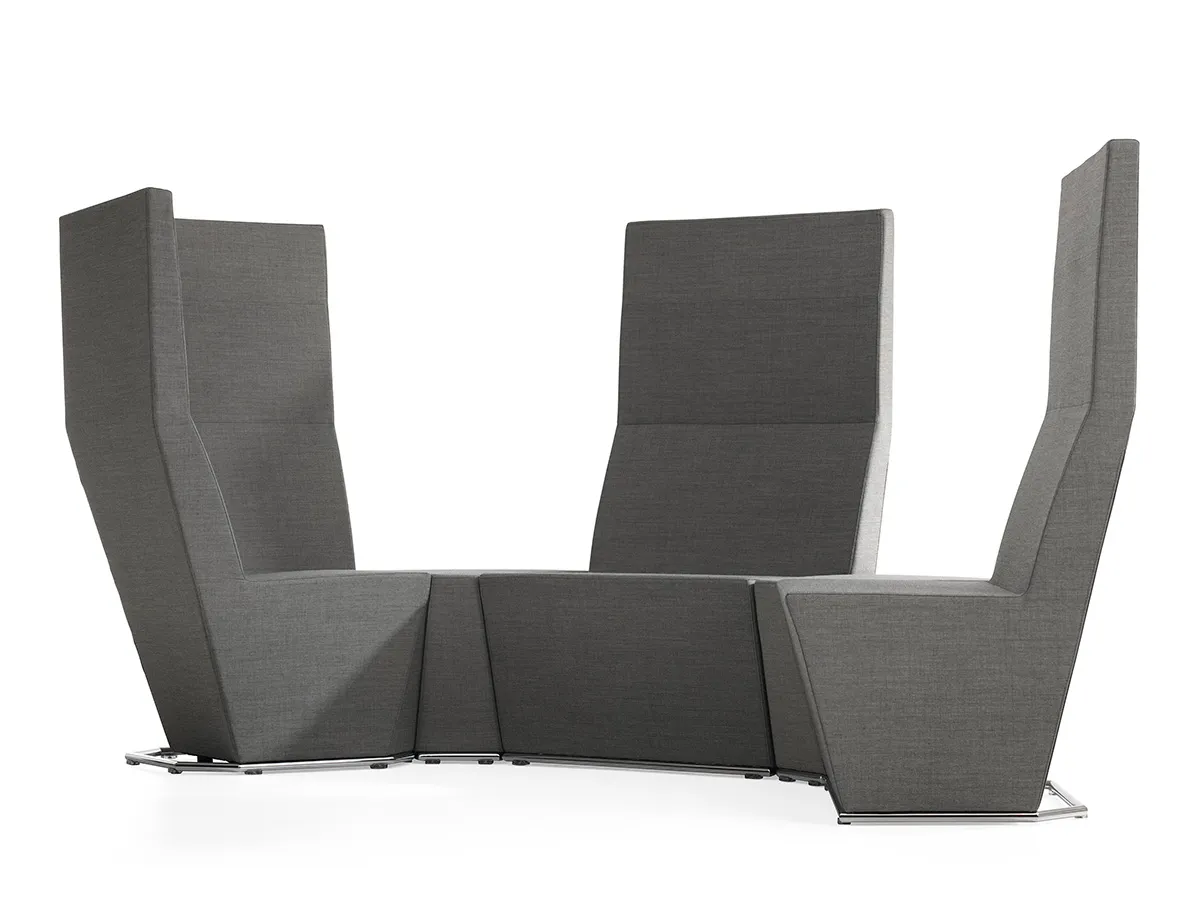 Area high back Anya Sebton Lammhults Swedish designer Stockholm modular seating privacy acoustic furniture design