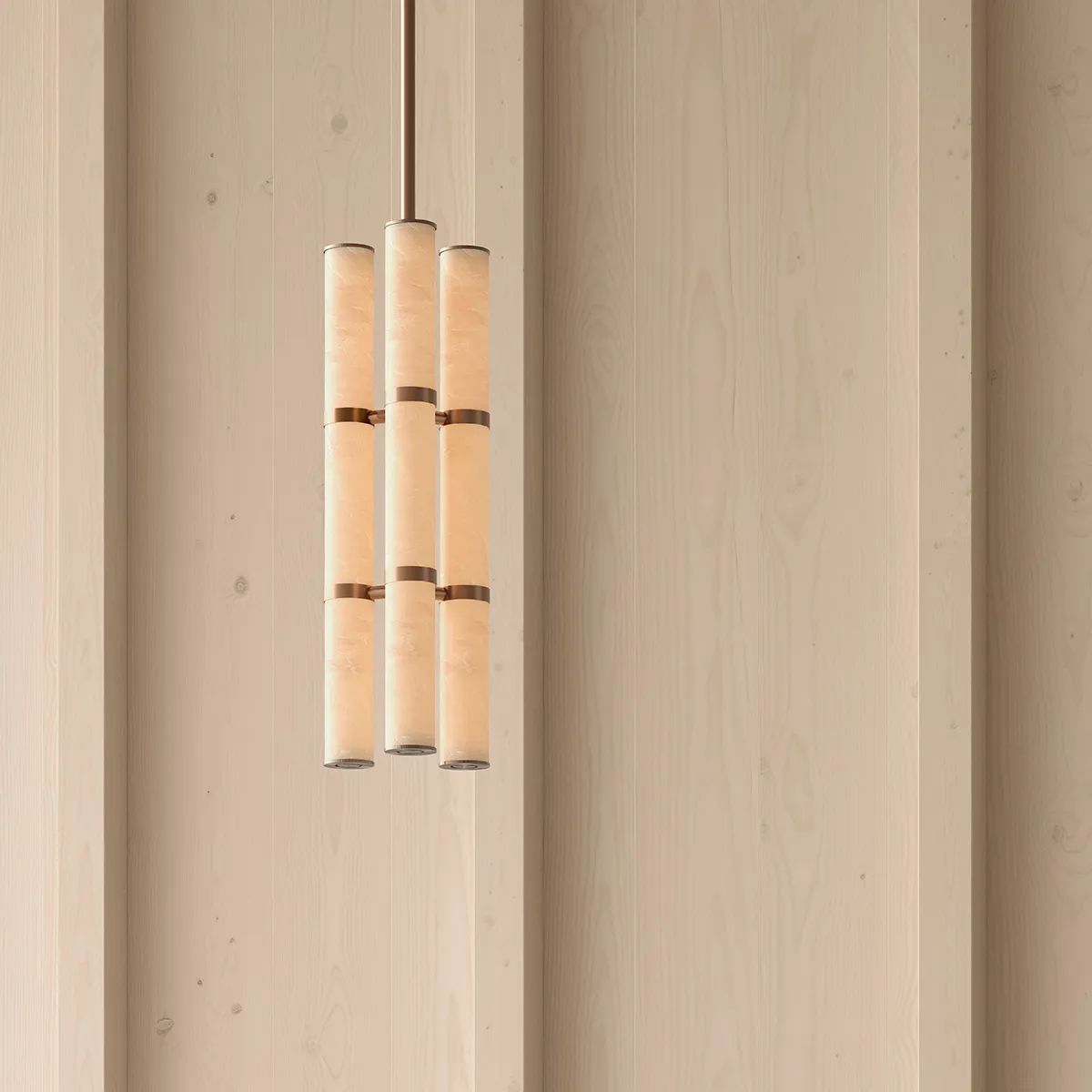 Modern residential interior showcasing PARS pendant lighting integrated with minimalist Scandinavian design