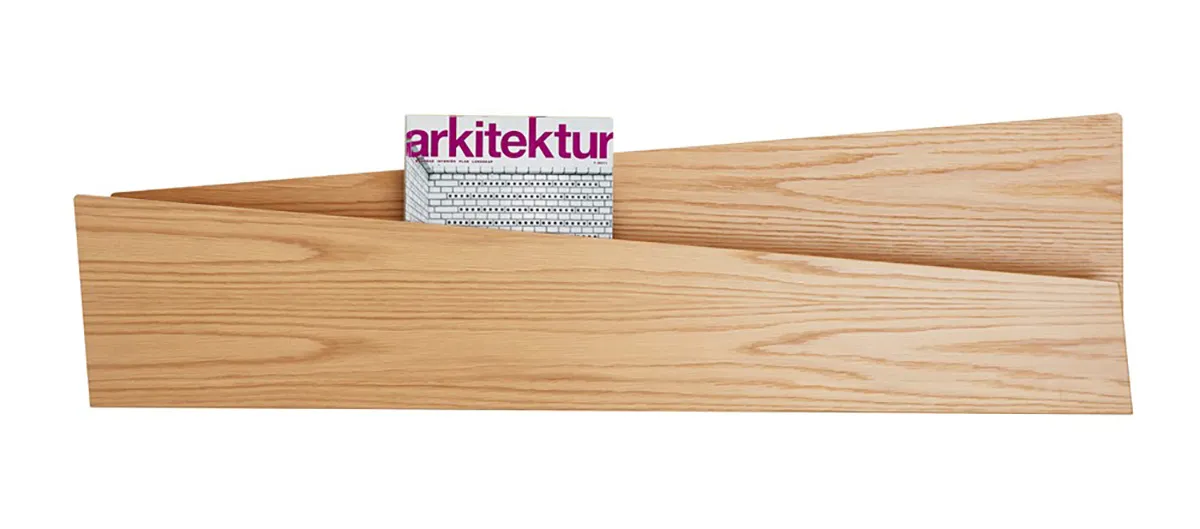 Close-up of Collar storage system adjustable dividers showing precise Swedish craftsmanship by Karl Andersson