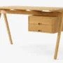 Daystak Table RD2-RD3 w. Daystak Desk Drawer_Beech_Angled front