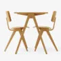Daystak Table RD2-RD3_Beech_Daystak Side Chair RD1_Beech