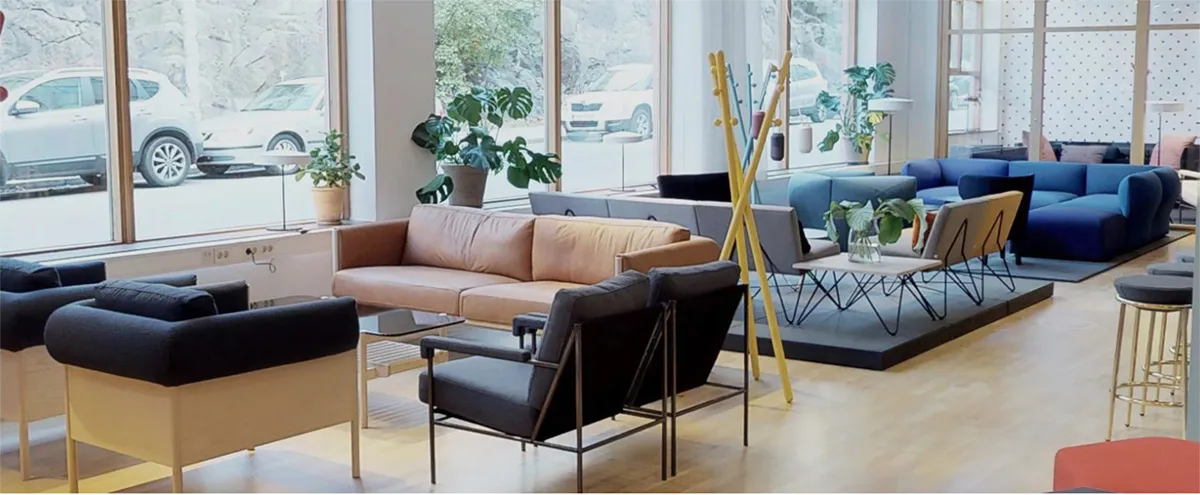 Ihreborn Swedish upholsterer Värnamo workshop three generations craftsmanship sustainable furniture family business