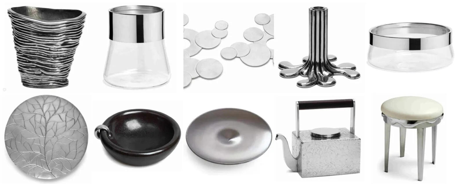 Nytt Svenskt Tenn exhibition overview ten female designers contemporary pewter objects Estrid Ericson tribute