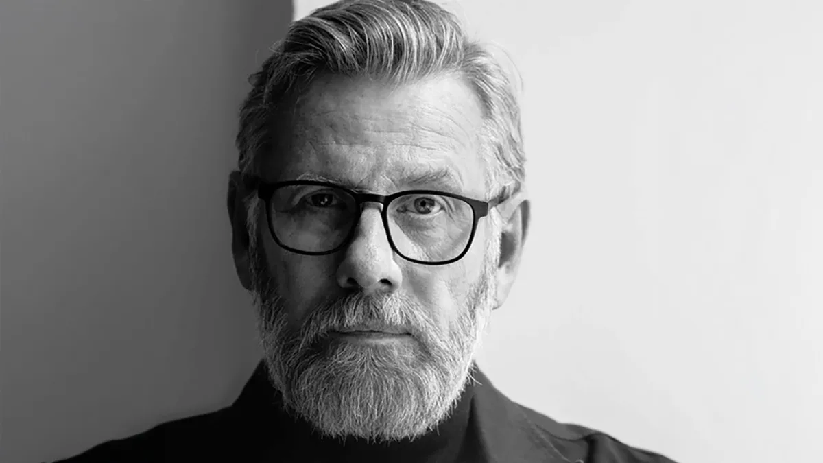 Björn Dahlström Swedish industrial designer showcasing his breakthrough BD1 lounge chair and contemporary furniture design excellence