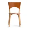 Café Tattoo Chair by Gert Wingårdh Sara Helder for Zanat stackable design natural saddle leather backrest Swedish architecture
