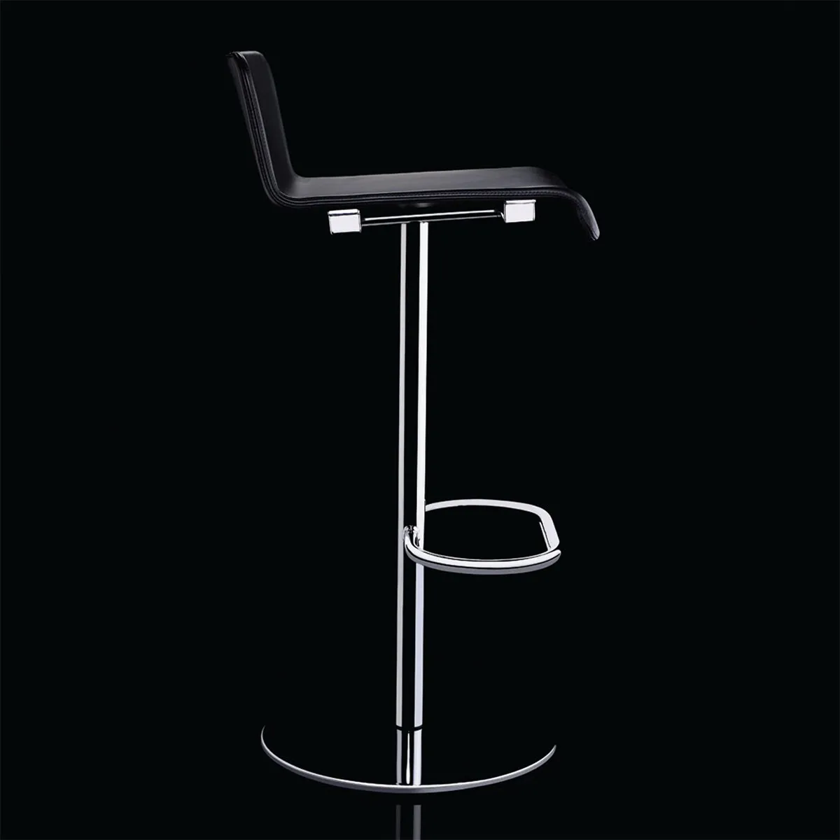 Anya Sebton, Swedish designer behind the innovative Millibar bar stool for Lammhults, showcasing her minimalist design philosophy.