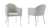 Lui Easy Chair by Jonas Lindvall for Skandiform showcasing modern rococo design with metal frame