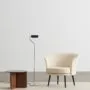 Dorso Volume by HAY 01 and black powder coated steel base_Apex Floor Lamp iron black_Slit Table Wood Round