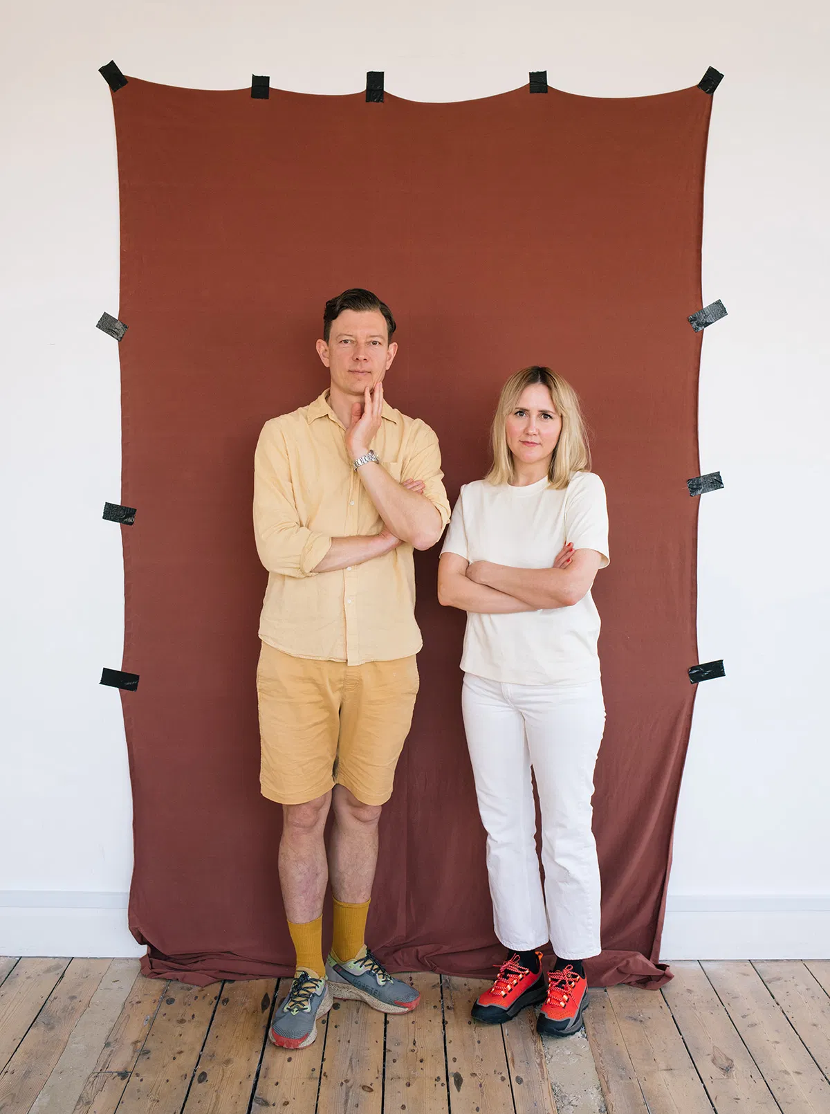 Portrait of Norwegian Designers Amy Hunting and Oscar Narud by Kat Green, 2022