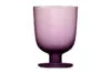 Close-up of Lempi glass goblet design showcasing elegant lightness and generous 34cl volume by Matti Klenell