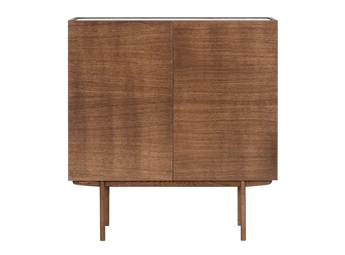 LUC DELUXE 100 cabinet by Broberg & Ridderstråle for Asplund in natural oak with marble top