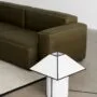 Mags Soft Low 2,5 Seater comb 1 Sense forest and beige stitches_Ava Pyramid Table Lamp 450