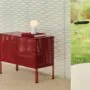Perforated Cabinet S wine red_Apollo Portable
