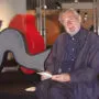 Portrait of Danish designer Verner Panton creator of the innovative Series 270 F modular chair system