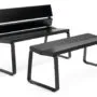 fat 2-seater w bench black