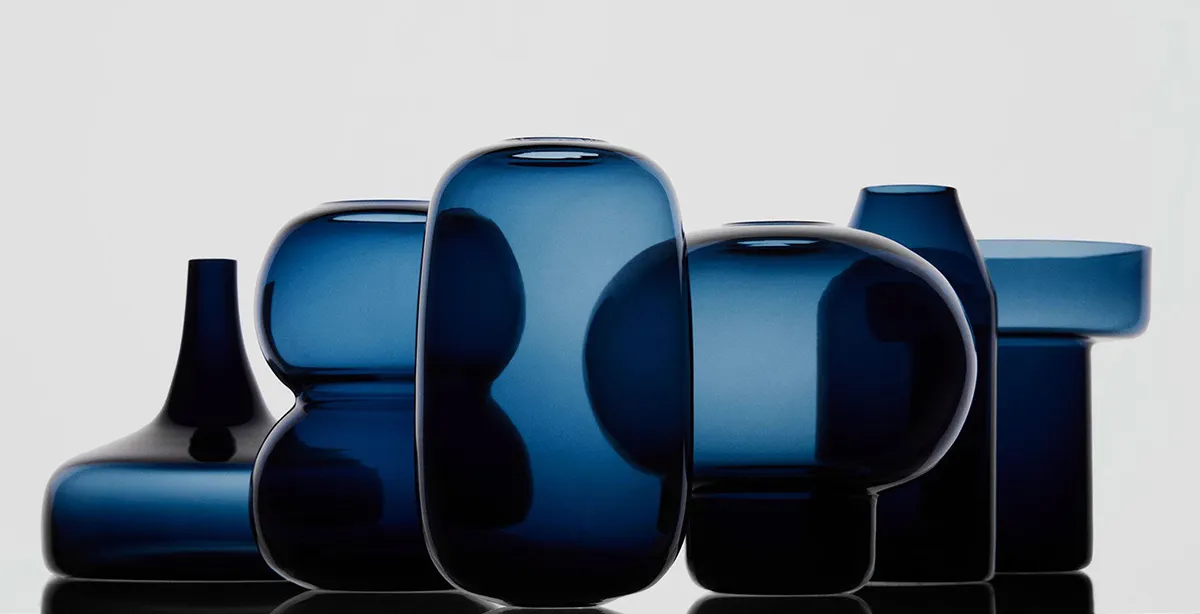 Midsummer Vases Midnight Blue by Claesson Koivisto Rune for Orrefors