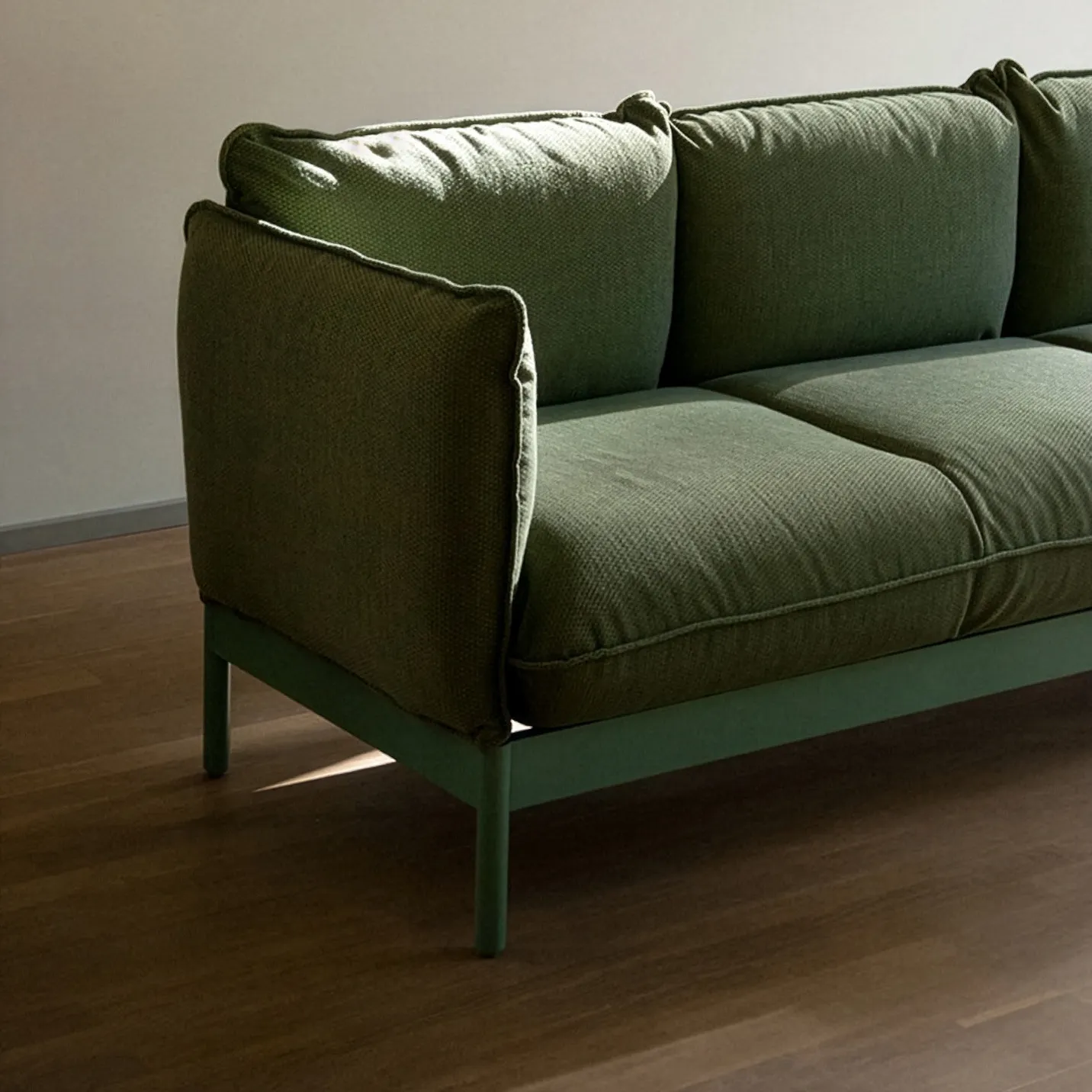 Cirrus sofa series by Pierre Sindre for NC Nordic Care with full upholstery in healthcare environment setting