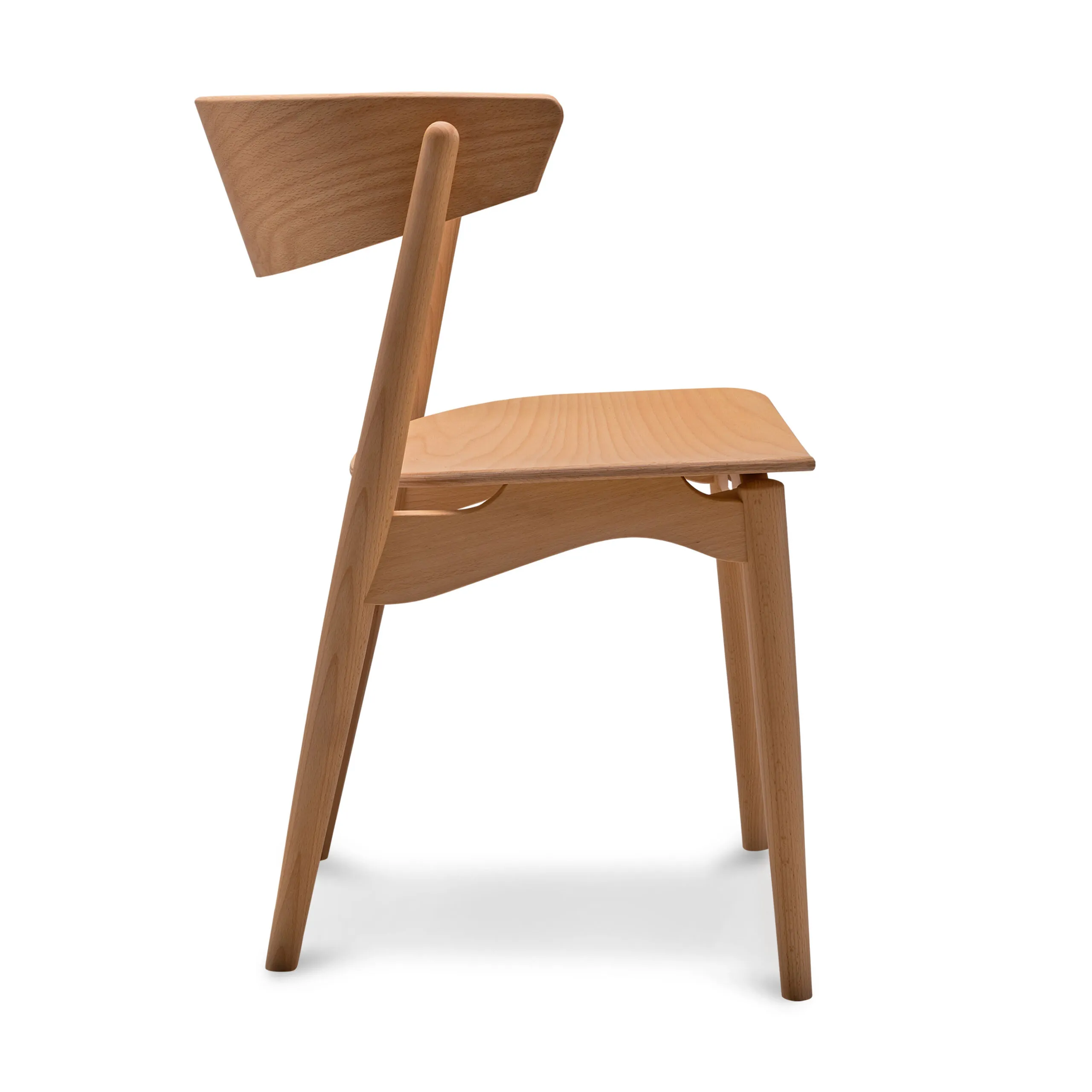 Sibast No 7 Dining Chair – Wood Seat Edition By Helge Sibast