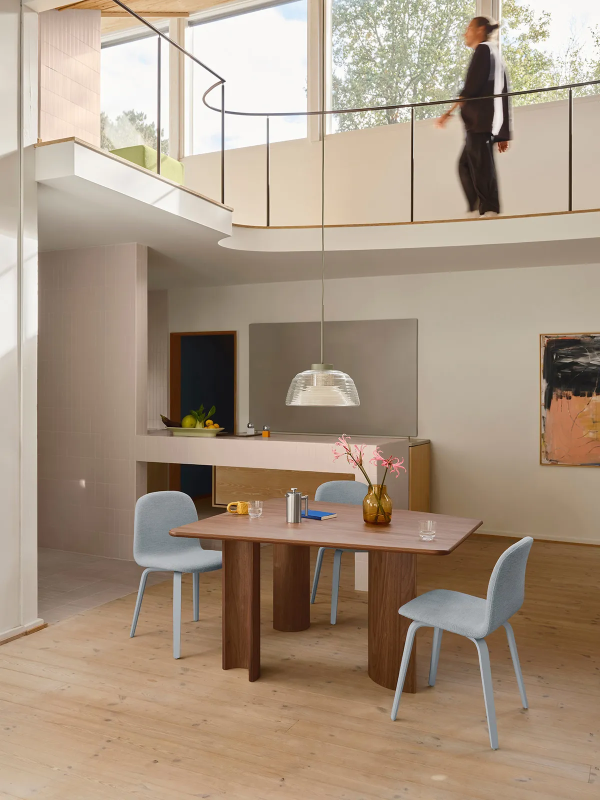 re norm table 130 walnut veneer maria bruun