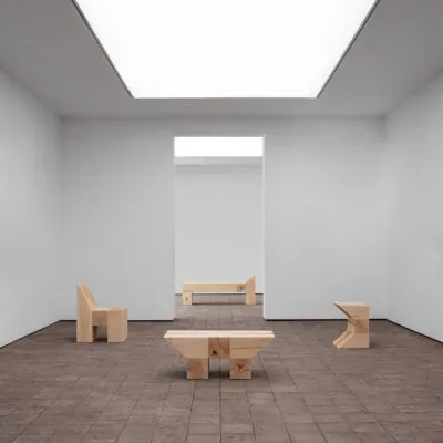 The King's Hat collection by Nick Ross for Contem — furniture and objects made from Kungshatt linden wood, Stockholm 2025.