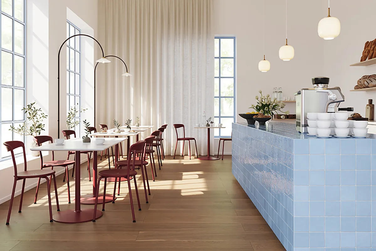 MATERIA Ina chair Uni table Interior 1