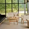 L46 sofa and L45 armchair collection by Mogens Koch for FDB Møbler, Danish functionalist design